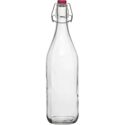 Gifi Bouteille en verre et bouchon coloré| Vaisselle Et Accessoires De Table