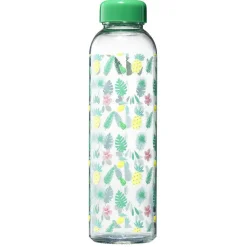 Gifi Bouteille en verre motif exotique 500 ml| Vaisselle Et Accessoires De Table