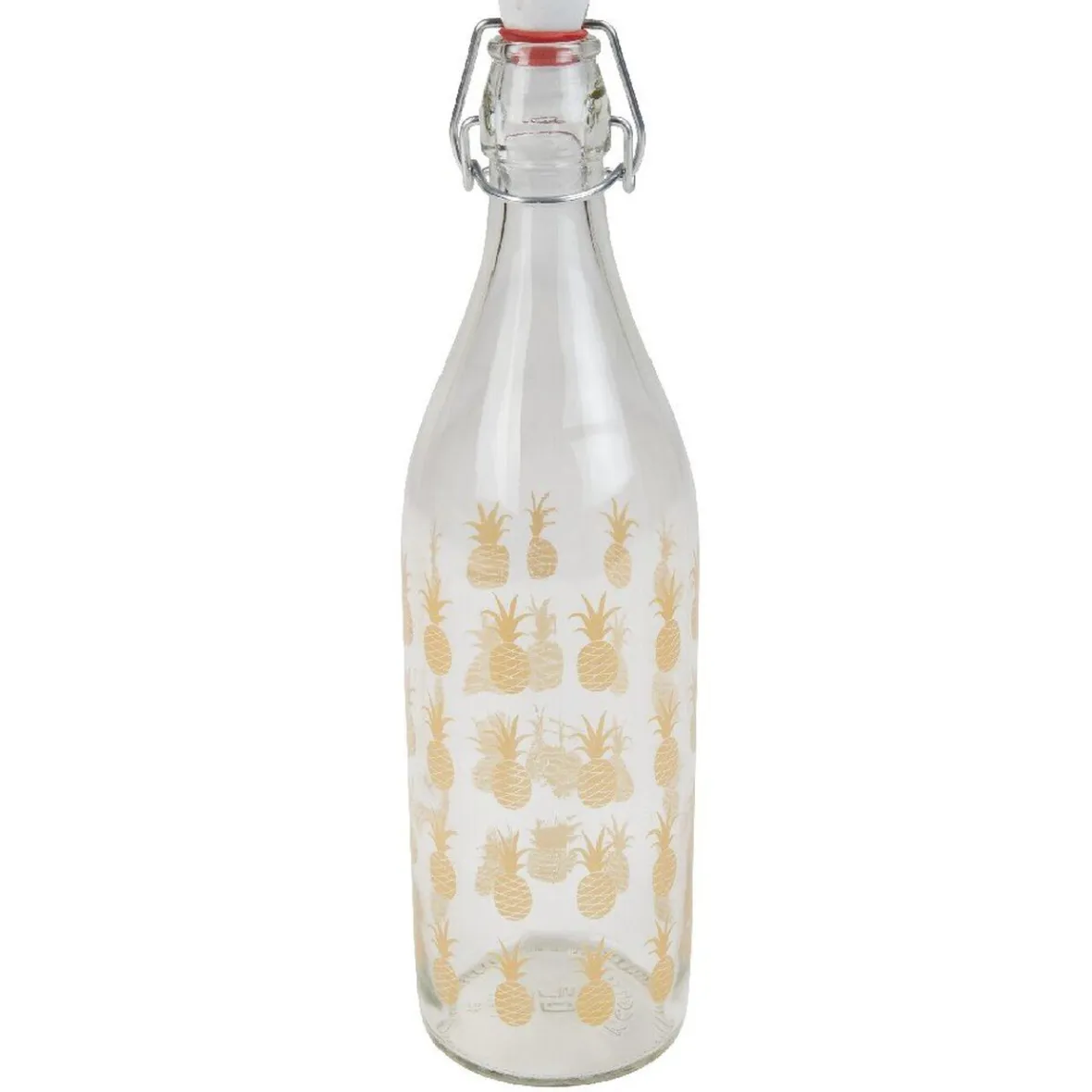 Vaisselle Et Accessoires De Table<Gifi Bouteille en verre Officina style tropical motif ananas 1L