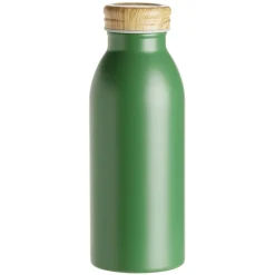 Conservation Alimentaire<Gifi Bouteille isotherme acier avec bouchon en bois 400ml Ø6,7xH18cm