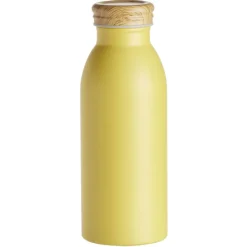 Conservation Alimentaire<Gifi Bouteille isotherme acier avec bouchon en bois 400ml Ø6,7xH18cm