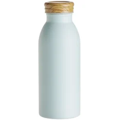 Conservation Alimentaire<Gifi Bouteille isotherme acier avec bouchon en bois 400ml Ø6,7xH18cm
