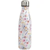 Conservation Alimentaire<Gifi Bouteille isotherme inox blanc motif fleur multicolore 500 ml