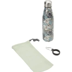 Conservation Alimentaire<Gifi Bouteille isotherme inox avec housse et mousqueton 480 ml