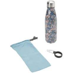 Conservation Alimentaire<Gifi Bouteille isotherme inox avec housse et mousqueton 480 ml