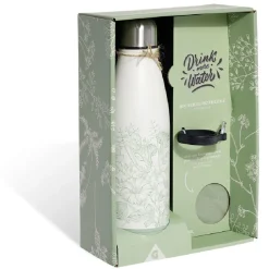Conservation Alimentaire<Gifi Bouteille isotherme 480ml avec housse vert