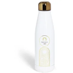 Conservation Alimentaire<Gifi Bouteille isotherme métal et plastique blanc JO Paris 2024 50cL