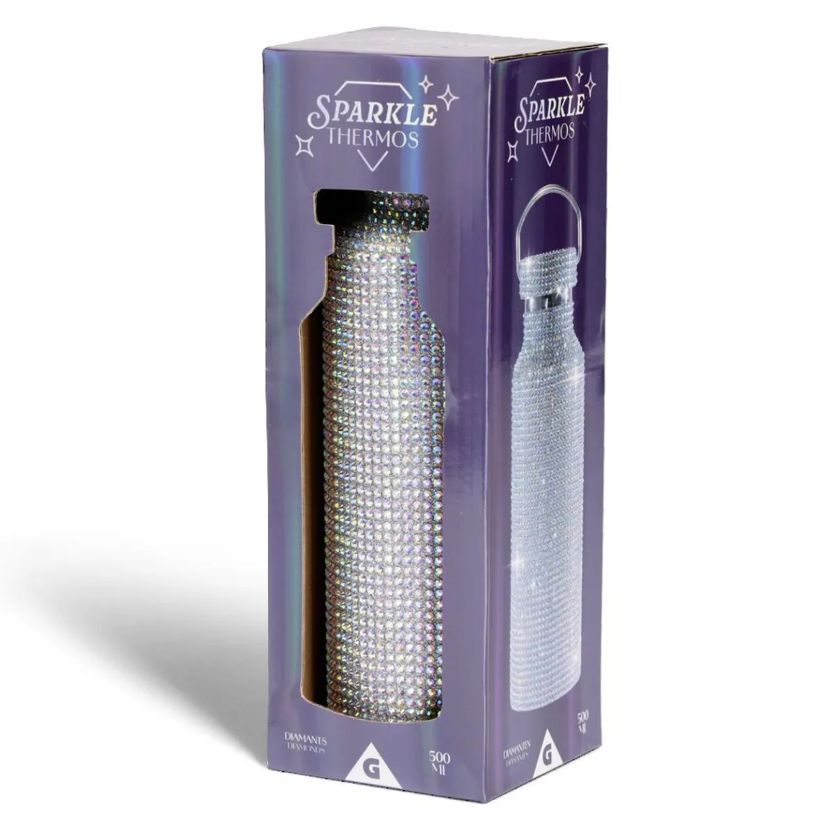 Conservation Alimentaire<Gifi Bouteille isotherme strass inox 500ml