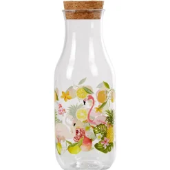 Vaisselle Et Accessoires De Table<Gifi Bouteille plastique et bouchon liège flamant rose exotique