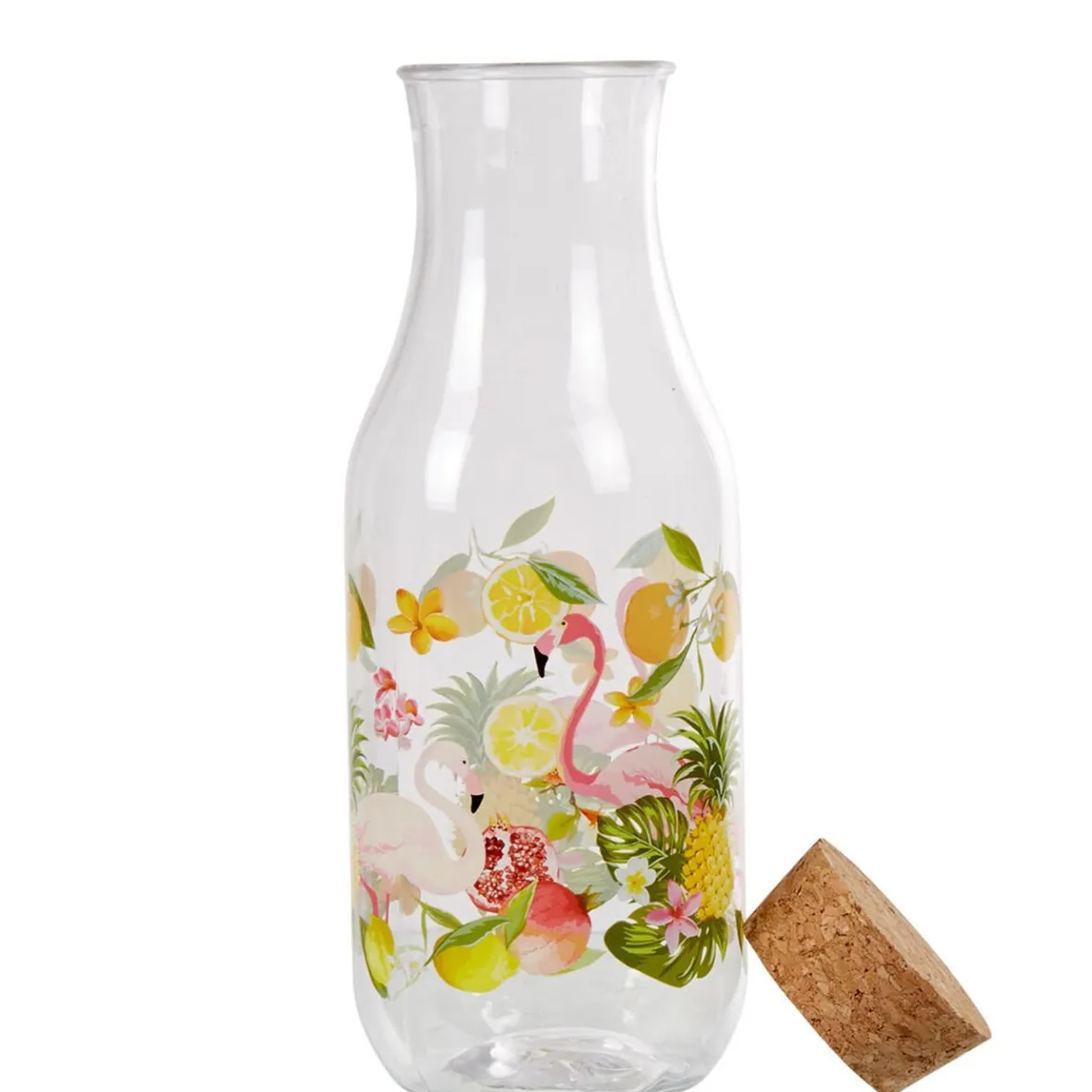 Vaisselle Et Accessoires De Table<Gifi Bouteille plastique et bouchon liège flamant rose exotique