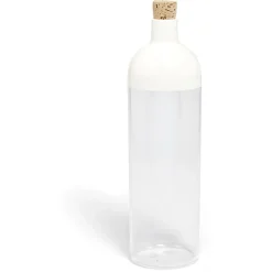 Gifi Bouteille récipient 1,2L plastique transparent| Vaisselle Et Accessoires De Table