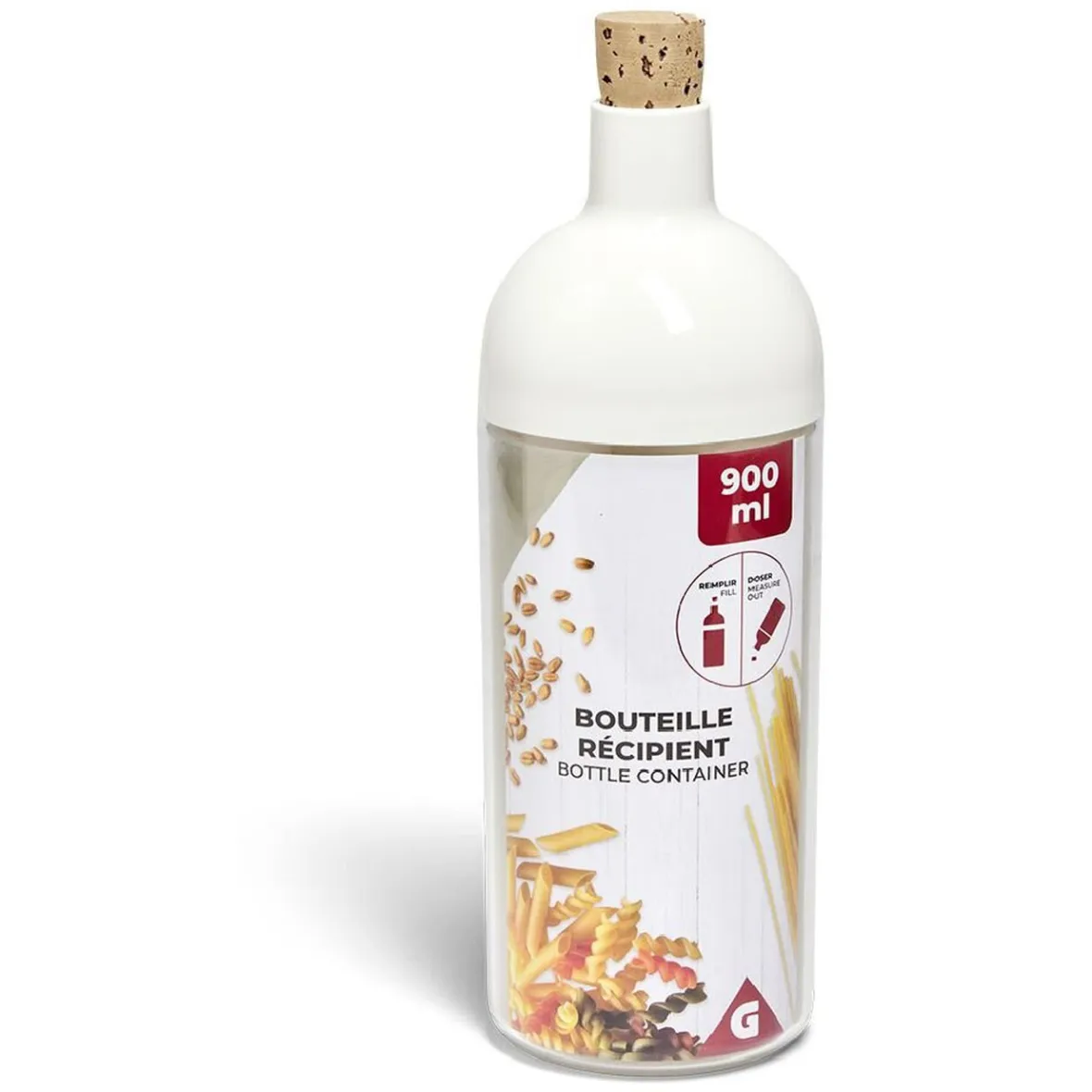 Conservation Alimentaire<Gifi Bouteille récipient 900ml plastique transparent