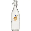 Gifi Bouteille verre transparent Fresh Juice bouchon mécanique 1L H30cm| Vaisselle Et Accessoires De Table