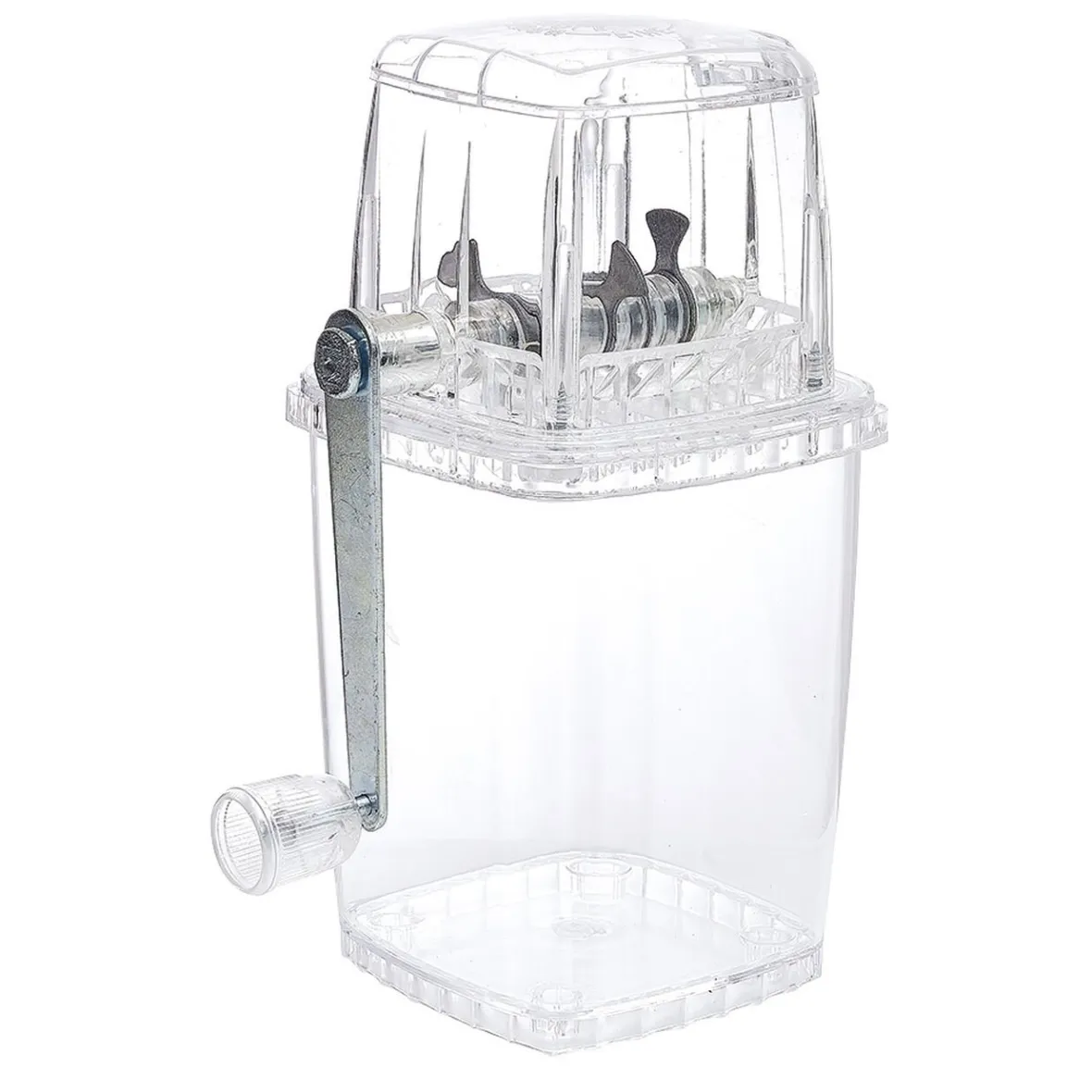 Gifi Broyeur à glaçon glace pilée acier inoxydable 15,5x11,5xH23,8cm| Vaisselle Et Accessoires De Table