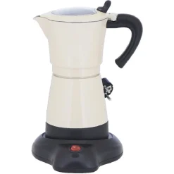 Petit Électroménager<Gifi Cafetière italienne électrique Homday rétro beige