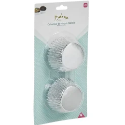 Cuisson<Gifi Caissette à muffin en aluminium gris x80