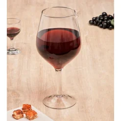 Gifi Carafe en verre transparent en forme de verre| Vaisselle Et Accessoires De Table