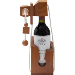 Vaisselle Et Accessoires De Table<Gifi Casse tête bouteille emprisonnée avec cadenas support bois
