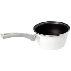 Cuisson<Gifi Casserole acier émaillé noir et blanc Ø 16 cm