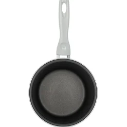 Cuisson<Gifi Casserole acier émaillé noir et blanc Ø 18 cm