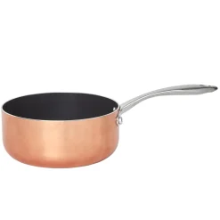 Cuisson<Gifi Casserole aluminium extérieur cuivre ø20 cm