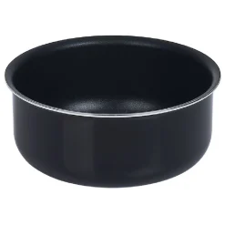 Cuisson<Gifi Casserole aluminium noir x3 avec poignée amovible x1