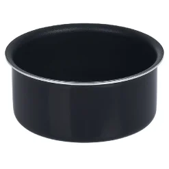 Cuisson<Gifi Casserole aluminium noir x3 avec poignée amovible x1