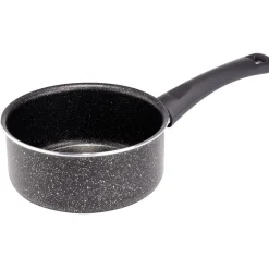 Cuisson<Gifi Casserole effet pierre antiadhérente noir Ø16xH7,5cm