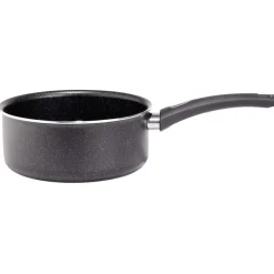 Cuisson<Gifi Casserole effet pierre antiadhérente noir Ø18xH7,5cm