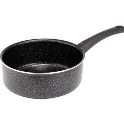 Cuisson<Gifi Casserole effet pierre antiadhérente noir Ø20xH7,5cm