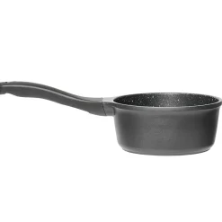 Cuisson<Gifi Casserole en fonte aluminium effet pierre 18 cm