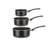 Cuisson<Gifi Casserole noire en aluminium x3