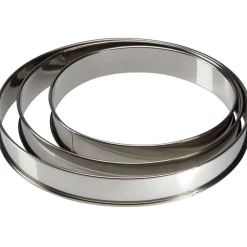 Cuisson<Gifi Cercle à tarte Ø20, 24 et 28 cm x3