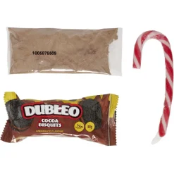 Préparation Culinaire<Gifi Chope en verre père Noël avec cookies et sucre d'orge