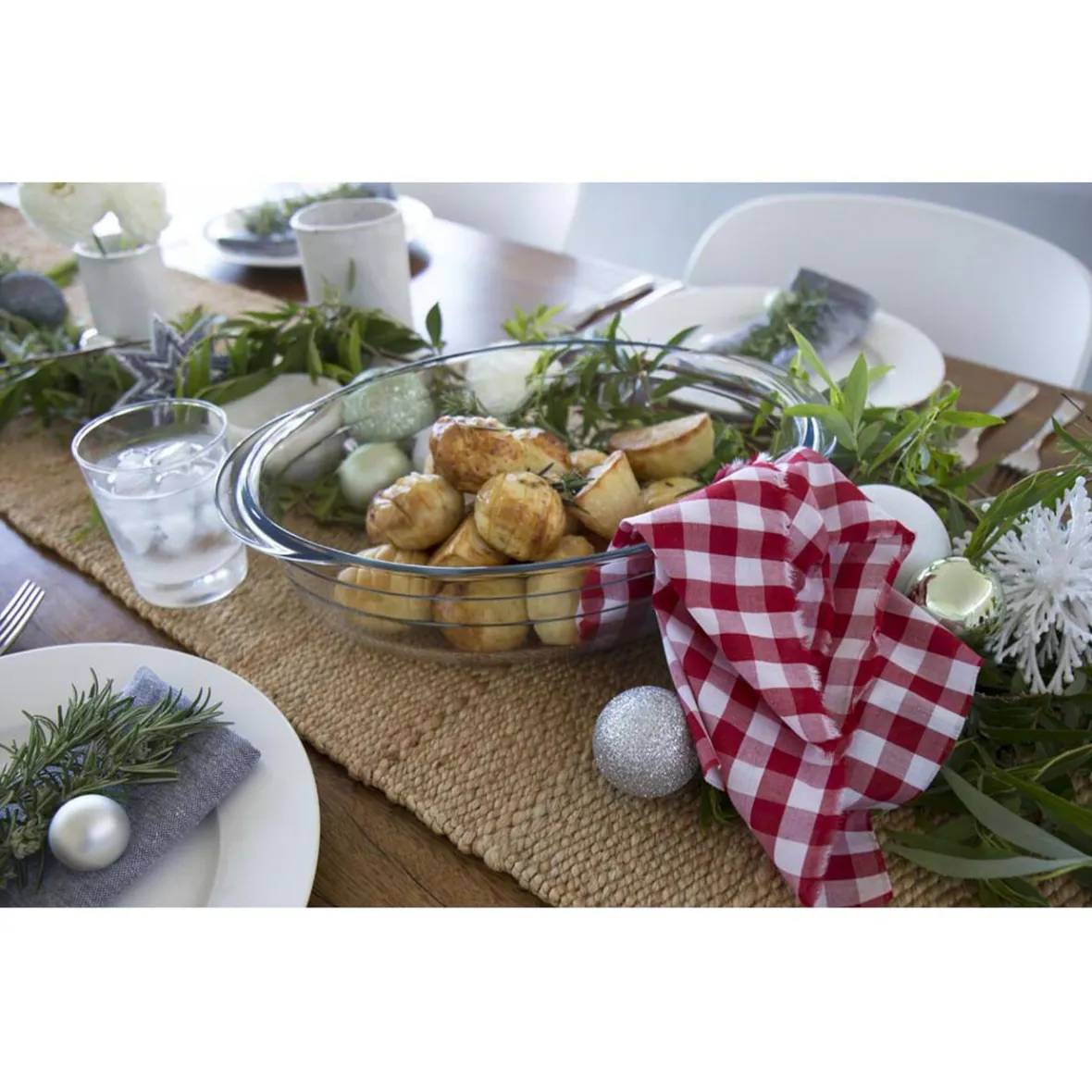 Cuisson<Gifi Cocotte ovale en verre transparent 4 L