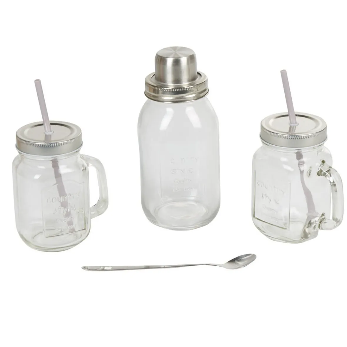 Gifi Coffret à cocktail avec shaker inox| Vaisselle Et Accessoires De Table