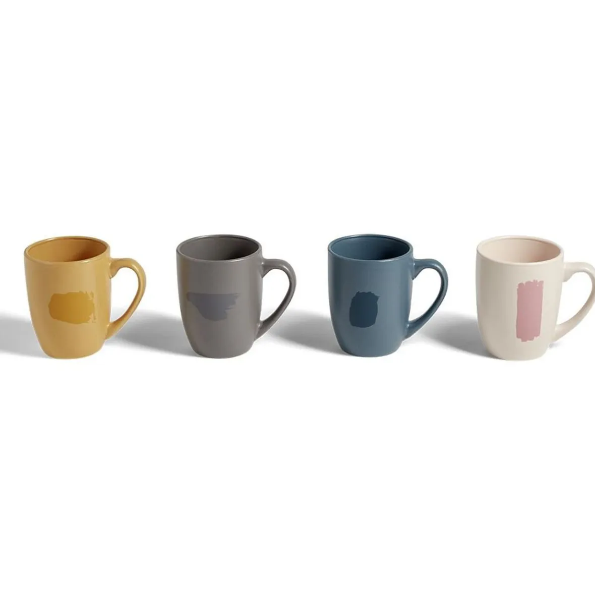 Gifi Coffret 4 mug faïence 35cl| Vaisselle Et Accessoires De Table