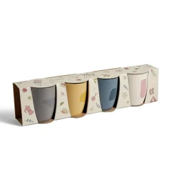 Gifi Coffret 4 mug faïence 35cl| Vaisselle Et Accessoires De Table