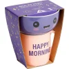 Gifi Coffret bol et mug en porcelaine Happy/Bad Morning - 2 modèles| Vaisselle Et Accessoires De Table