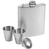 Gifi Coffret flasque whisky argentée shooters et entonnoir 20 cl| Vaisselle Et Accessoires De Table