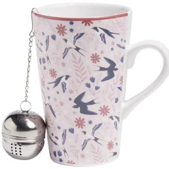 Gifi Coffret mug XL en porcelaine avec cuillère| Vaisselle Et Accessoires De Table