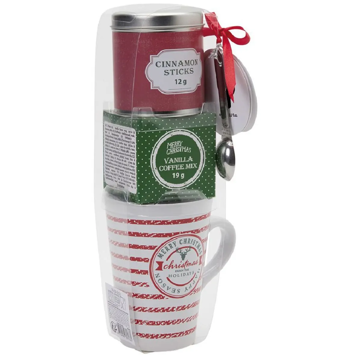 Gifi Coffret mug XXL avec boisson et biscuits Noël Traditionnel| Vaisselle Et Accessoires De Table