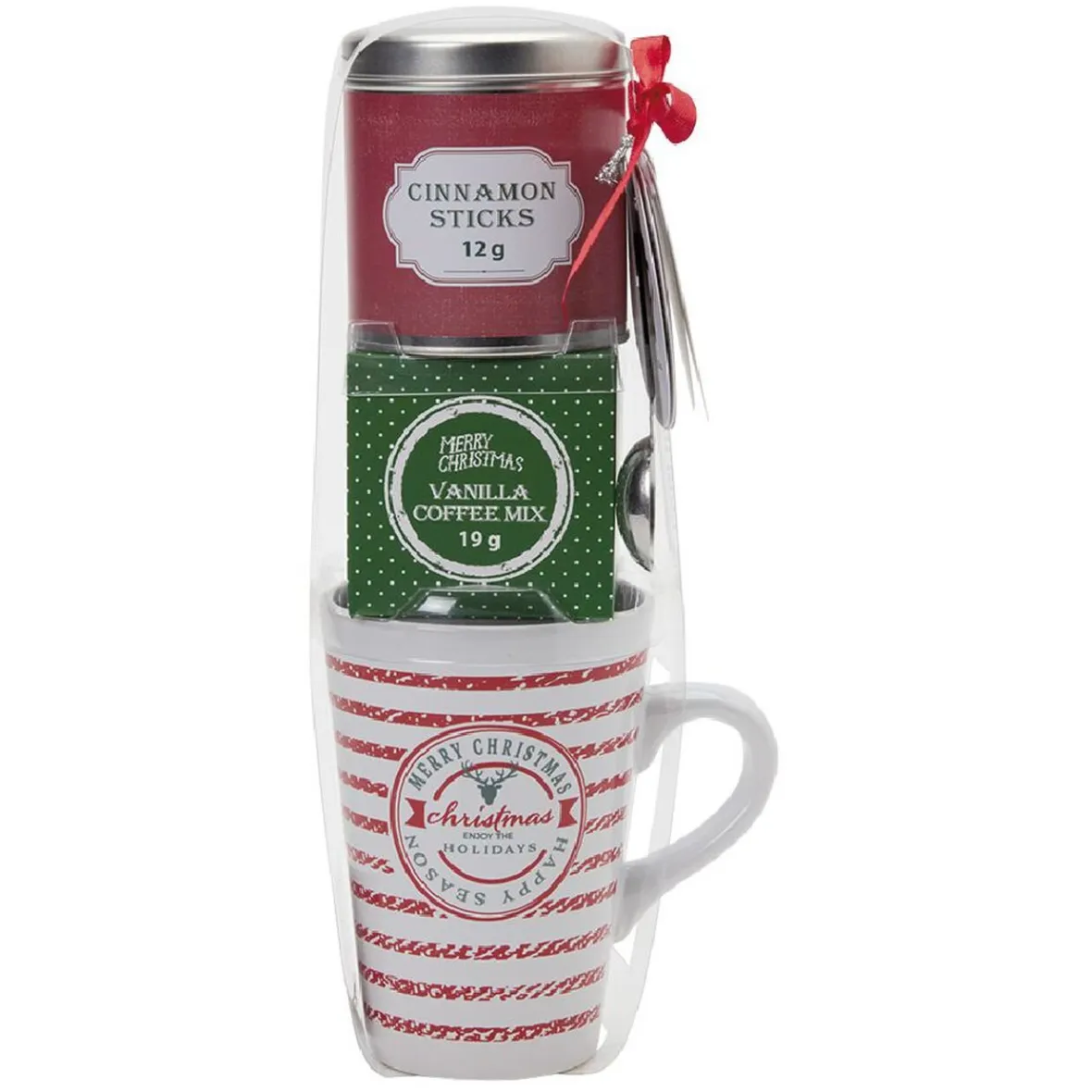 Gifi Coffret mug XXL avec boisson et biscuits Noël Traditionnel| Vaisselle Et Accessoires De Table