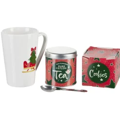 Gifi Coffret Mug XXL avec boisson et gourmandises Noël tradition| Vaisselle Et Accessoires De Table