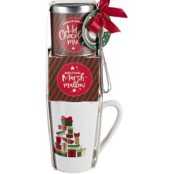 Gifi Coffret Mug XXL avec boisson et gourmandises Noël tradition| Vaisselle Et Accessoires De Table