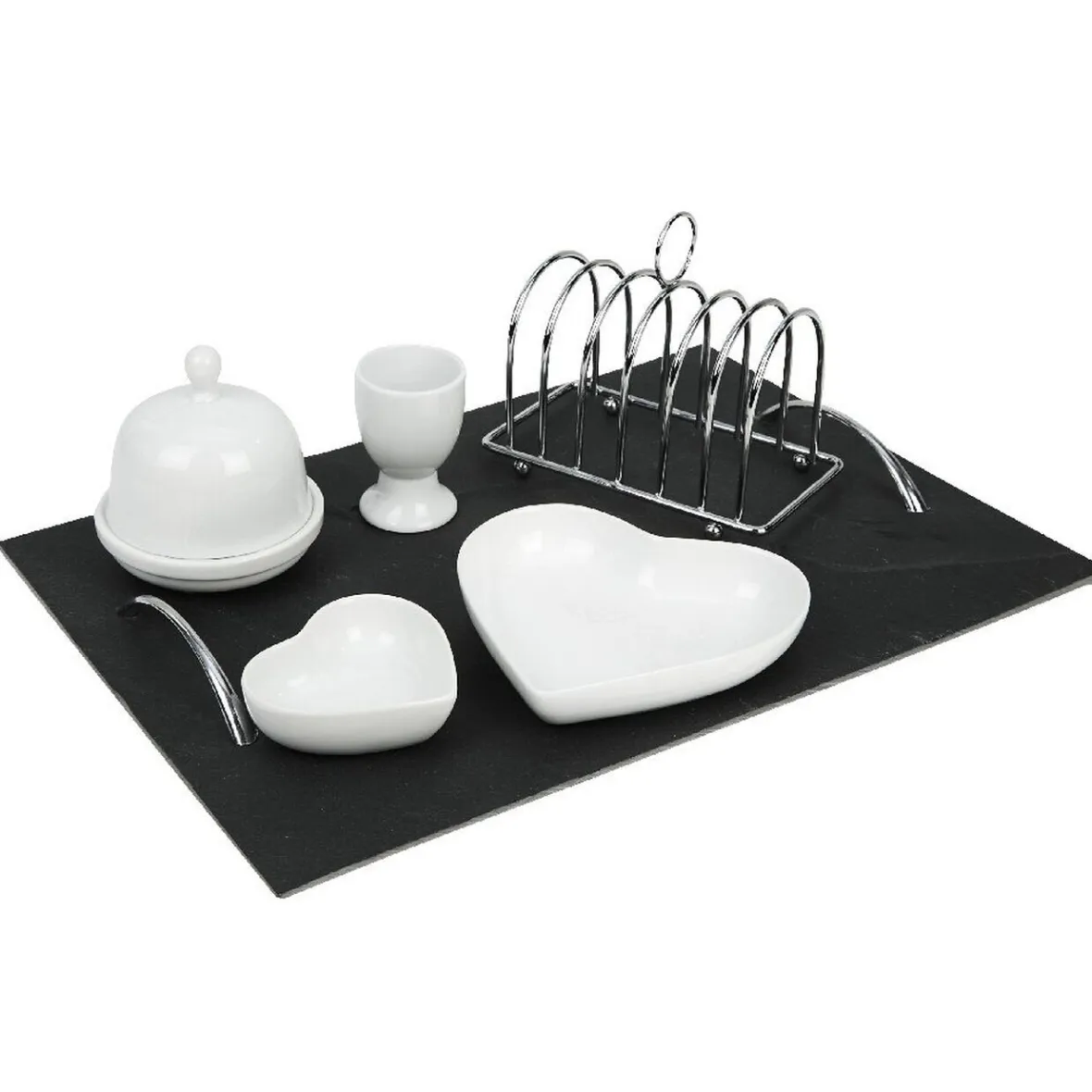 Gifi Coffret petit déjeuner en céramique| Vaisselle Et Accessoires De Table