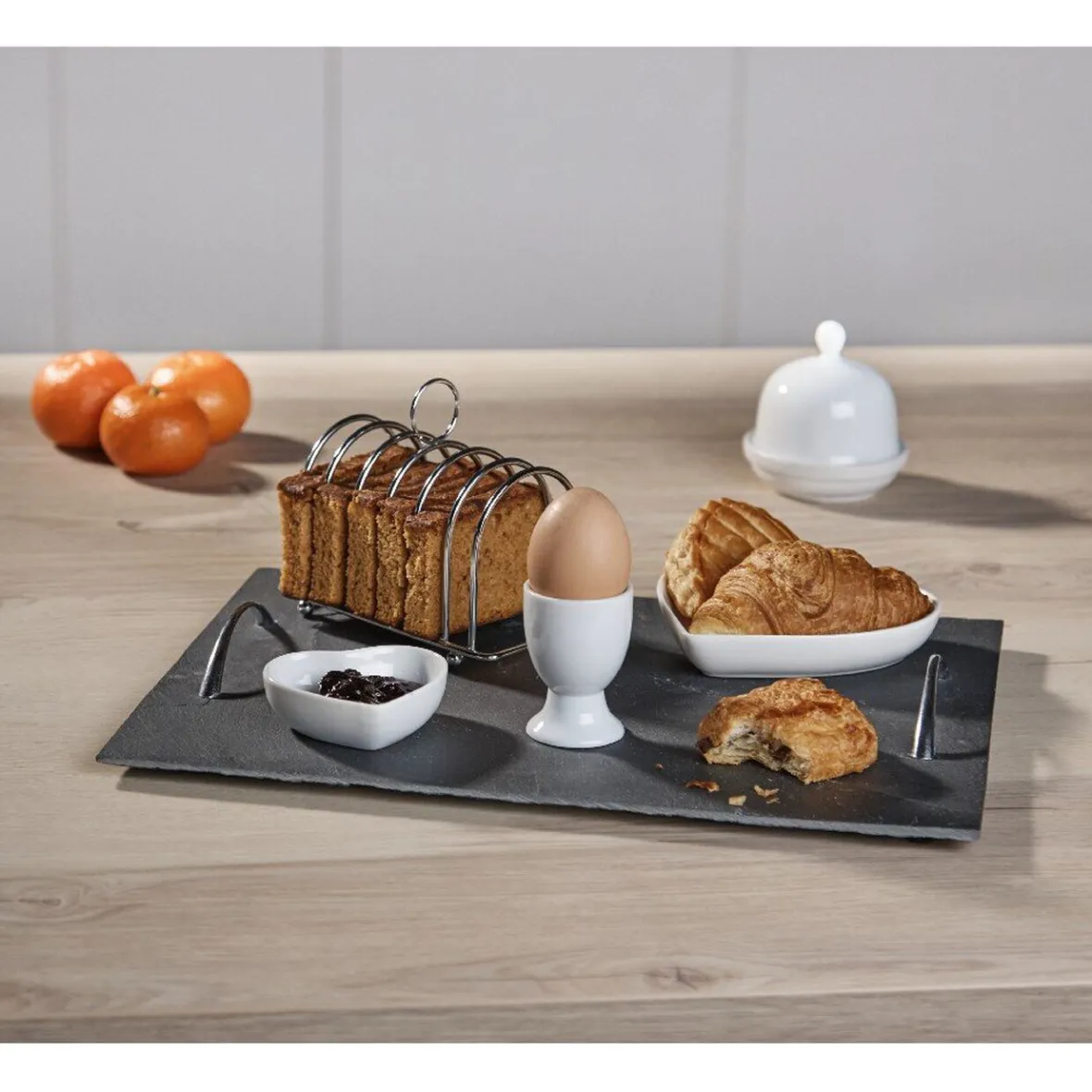 Gifi Coffret petit déjeuner en céramique| Vaisselle Et Accessoires De Table