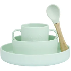 Gifi Coffret repas Bébé silicone| Vaisselle Et Accessoires De Table