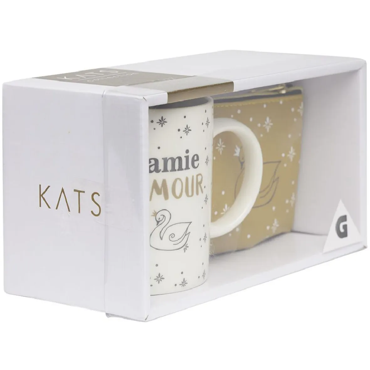 Gifi Coffret trousse avec mug porcelaine| Vaisselle Et Accessoires De Table