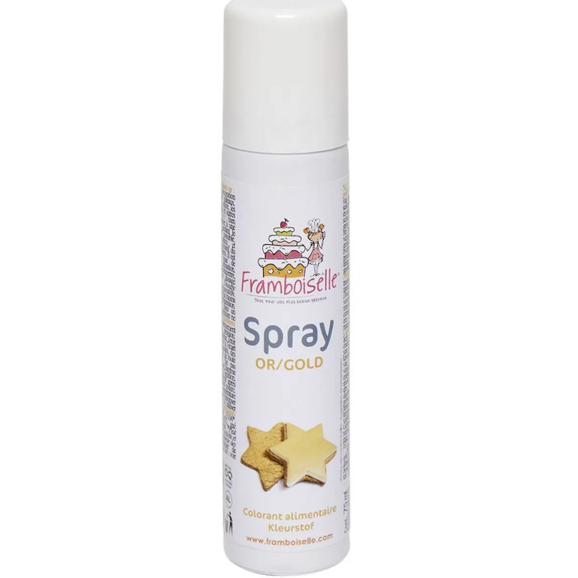 Préparation Culinaire<Gifi Colorant alimentaire spray doré 75 ml